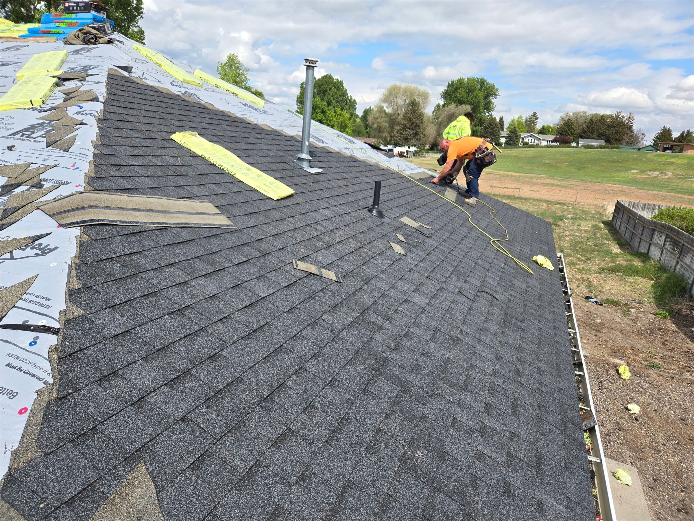 Commercial roofing project