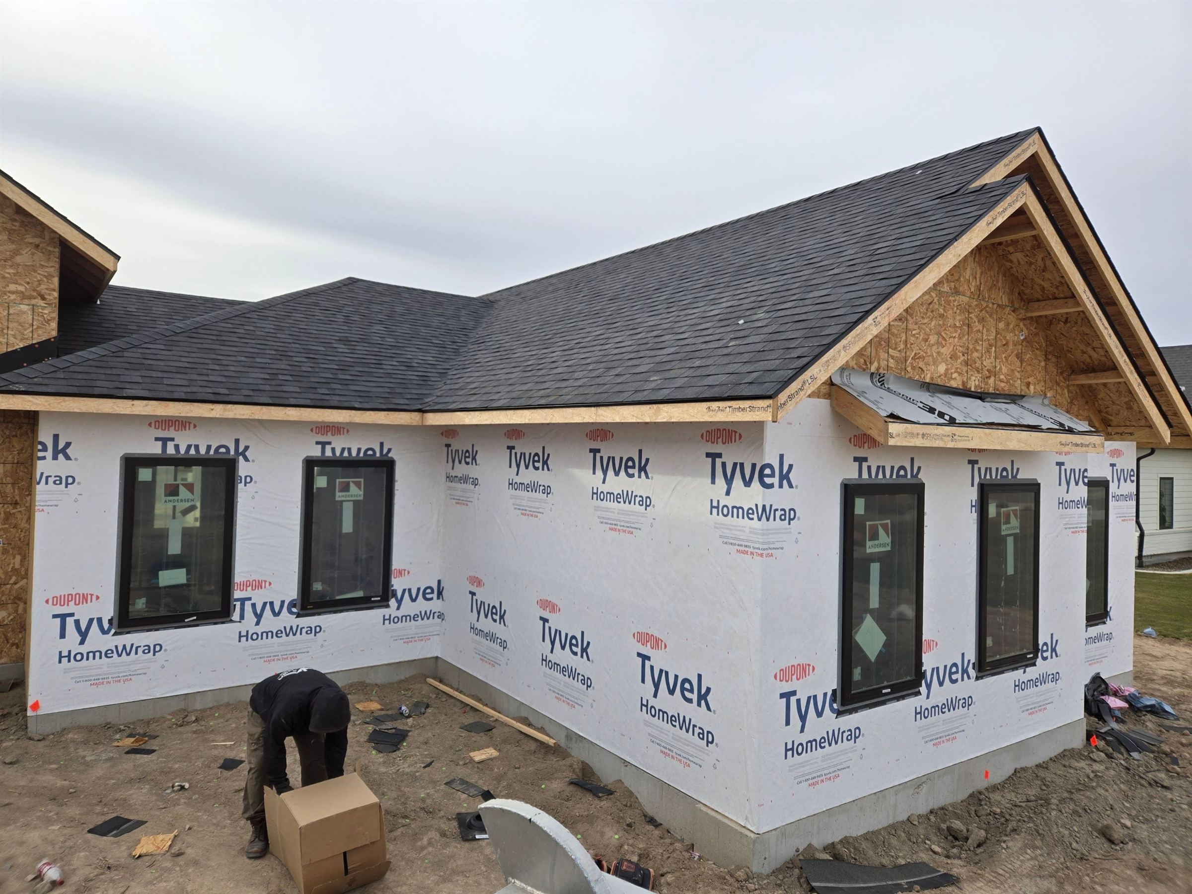 New construction roofing project