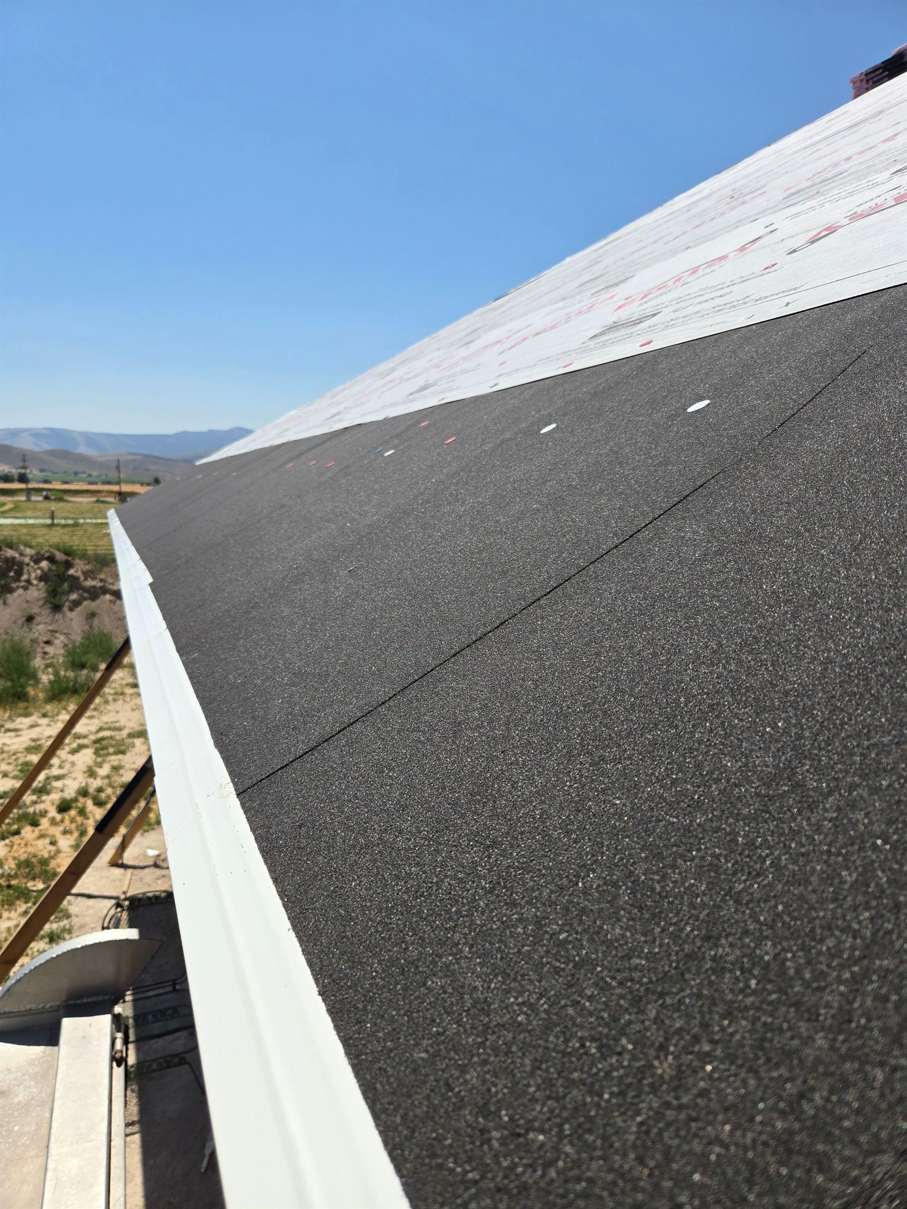 New construction roofing project