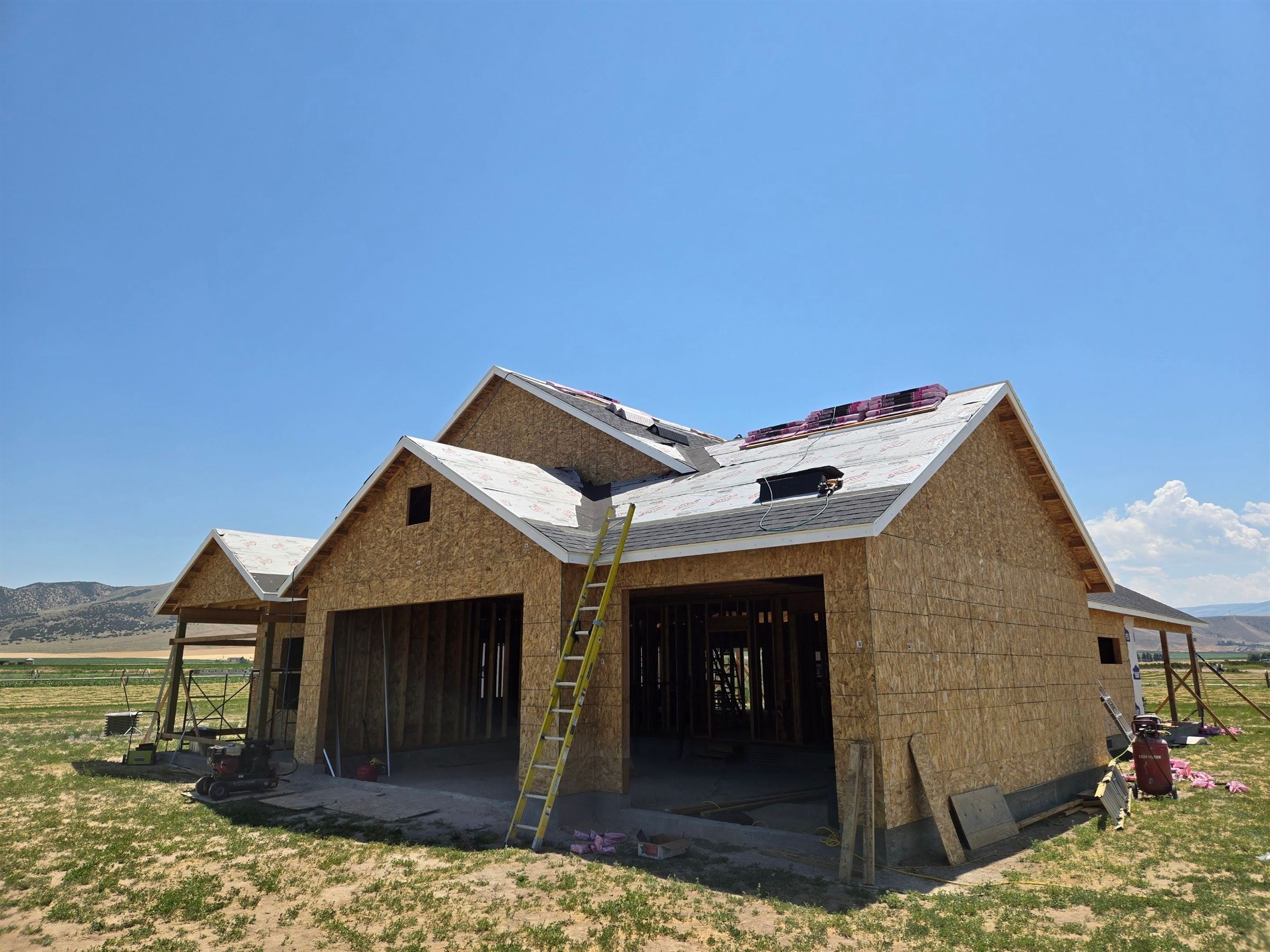 New construction roofing project