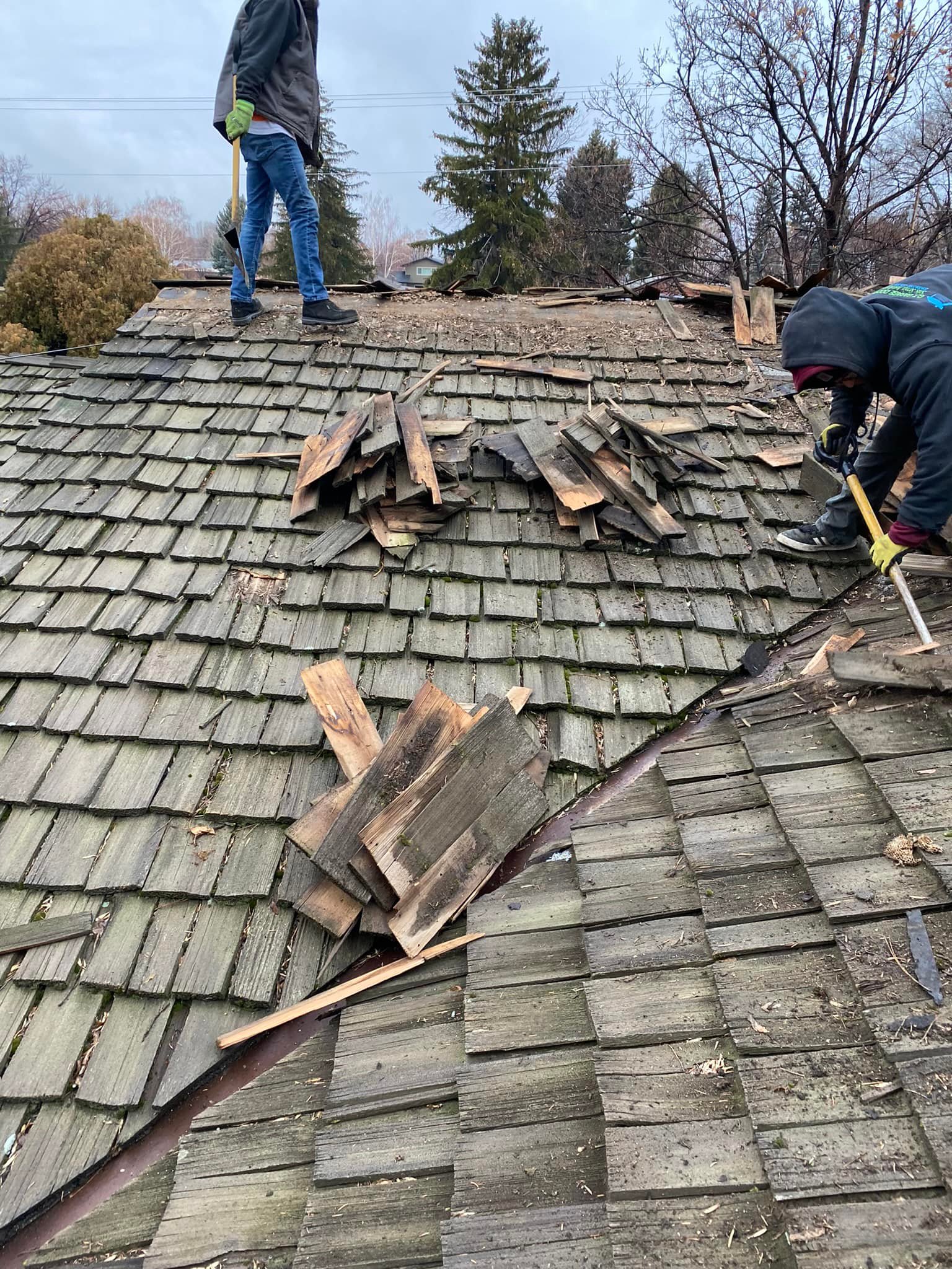 Completed roof replacement